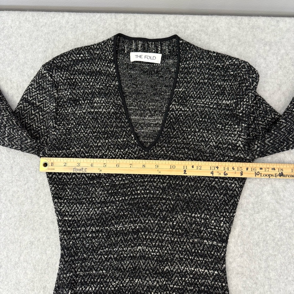 THE FOLD LONDON Knitted Mermaid Sweater Dress sz Small - Picture 11 of 17